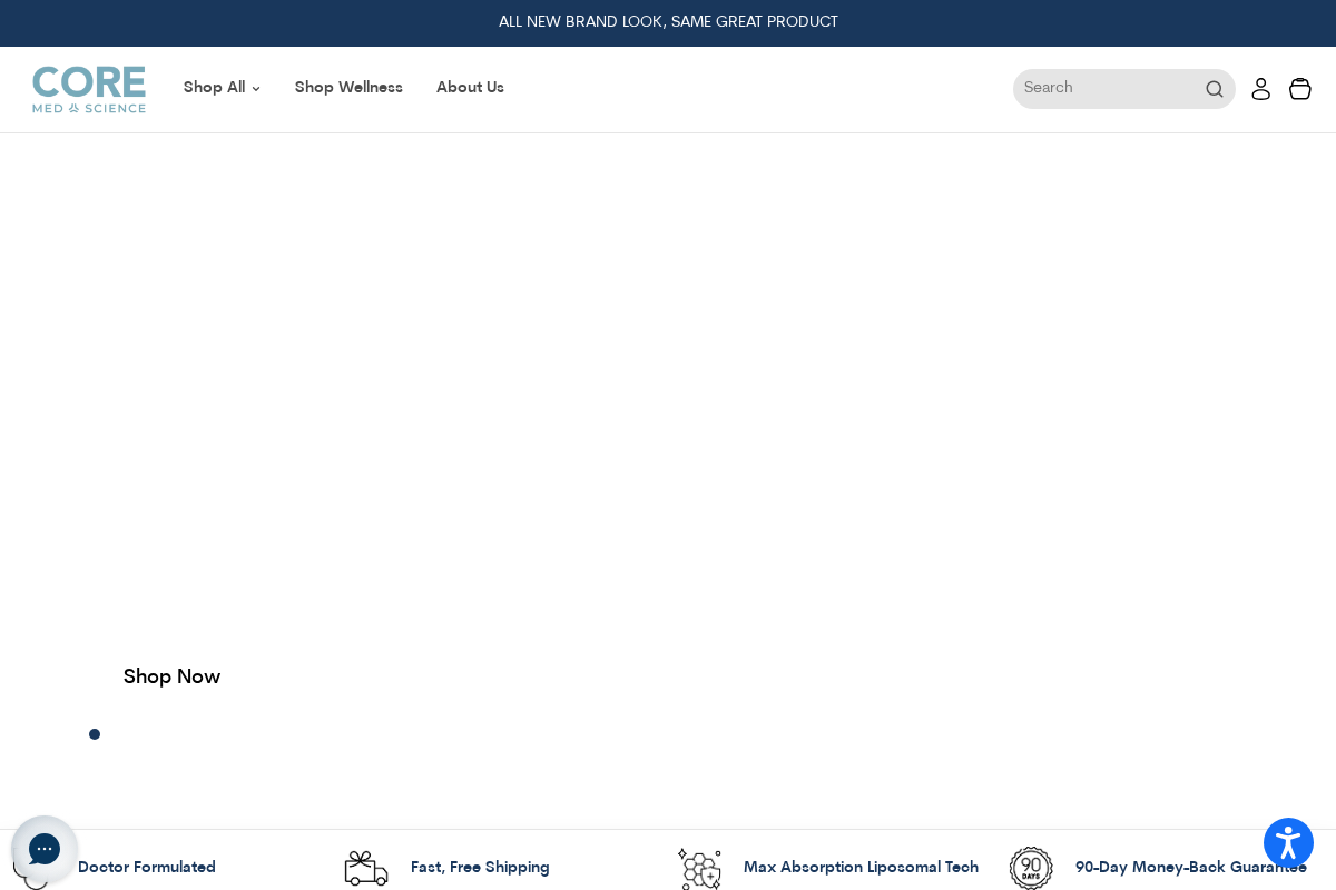 Core Med Science homepage screenshot