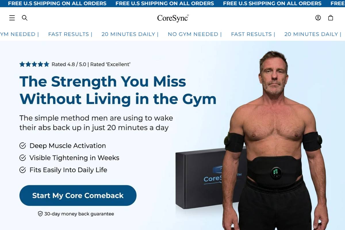 coresyncsystem.com homepage screenshot