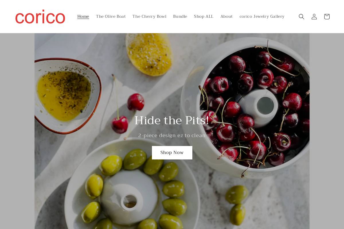 corico.com homepage screenshot