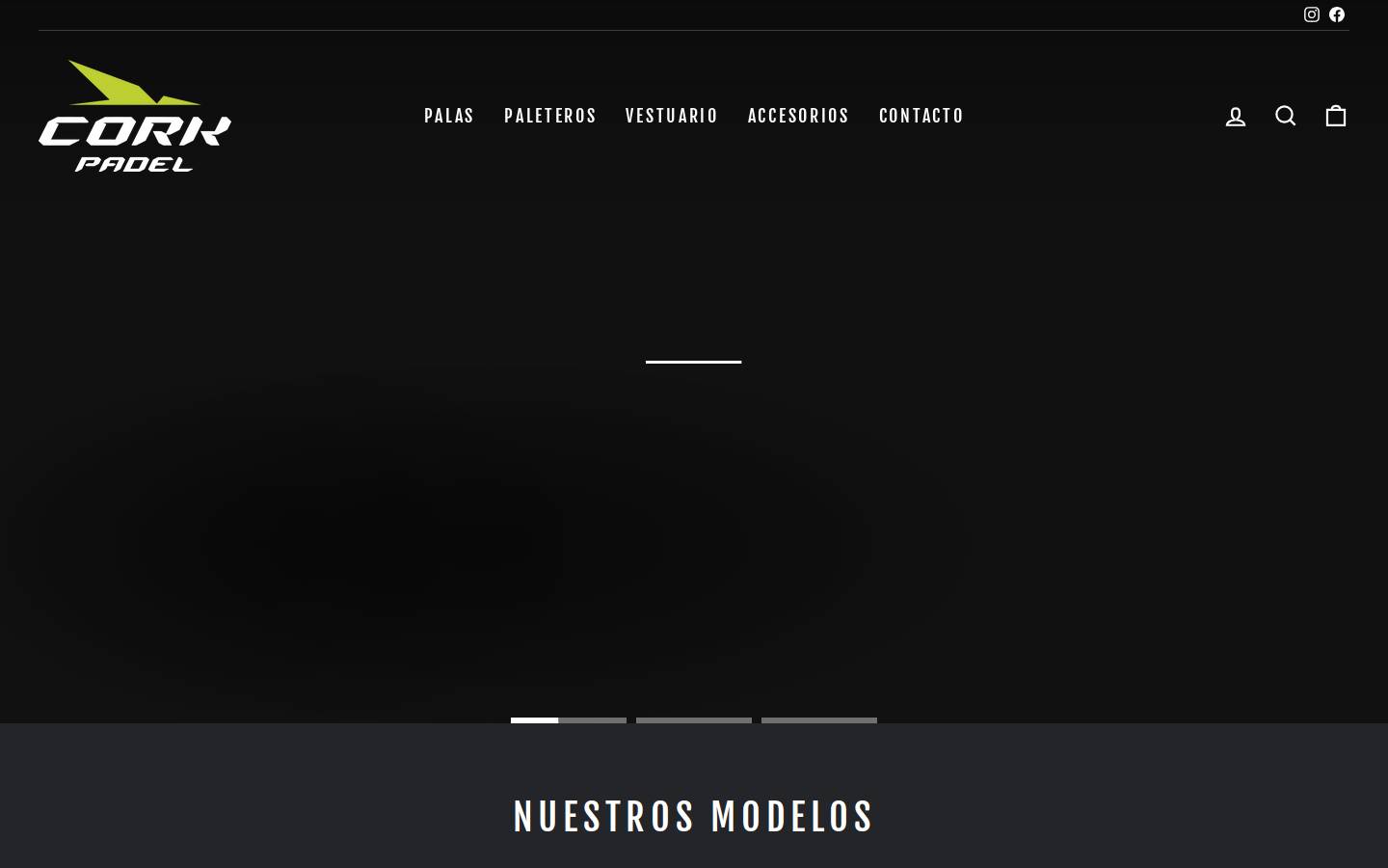 corkpadel.cl homepage screenshot