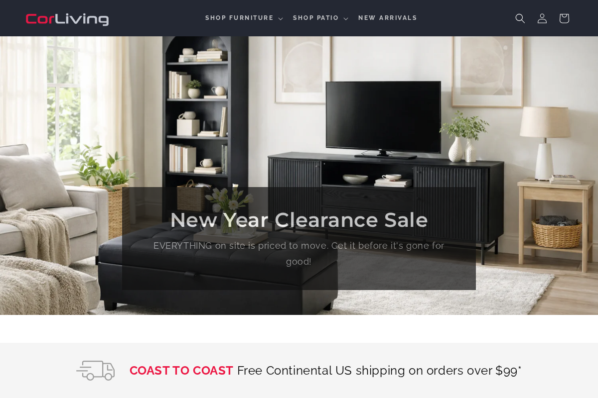 corliving.com homepage screenshot