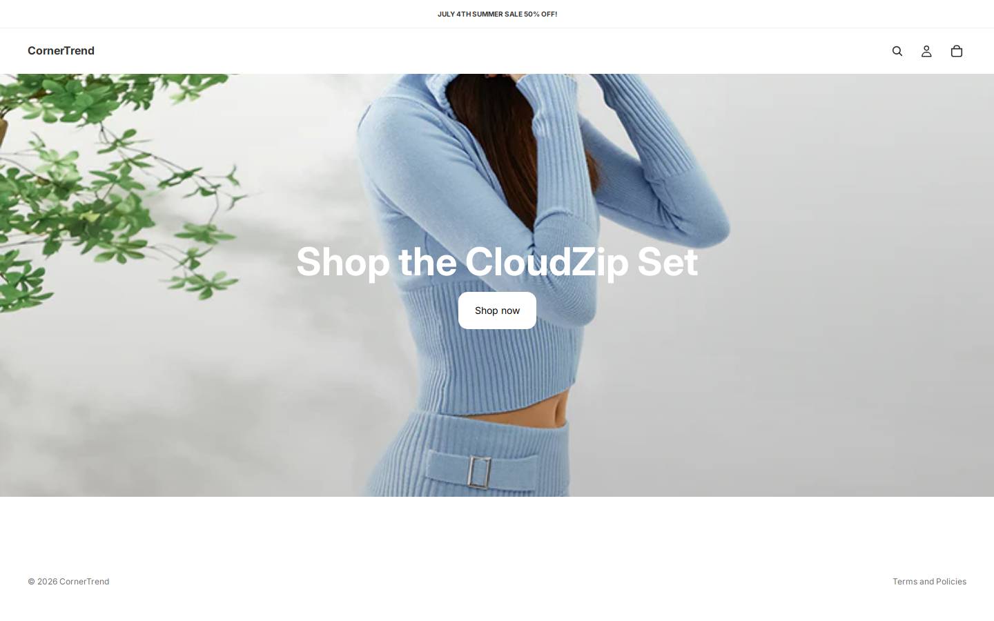 cornertrend.shop homepage screenshot