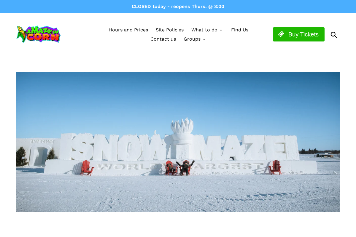 amazeincorn homepage screenshot