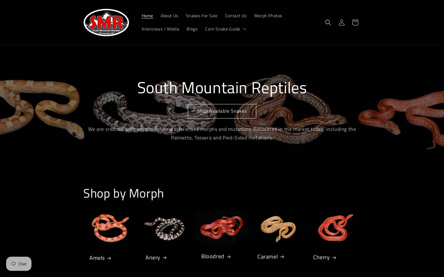 cornsnakes.net homepage screenshot
