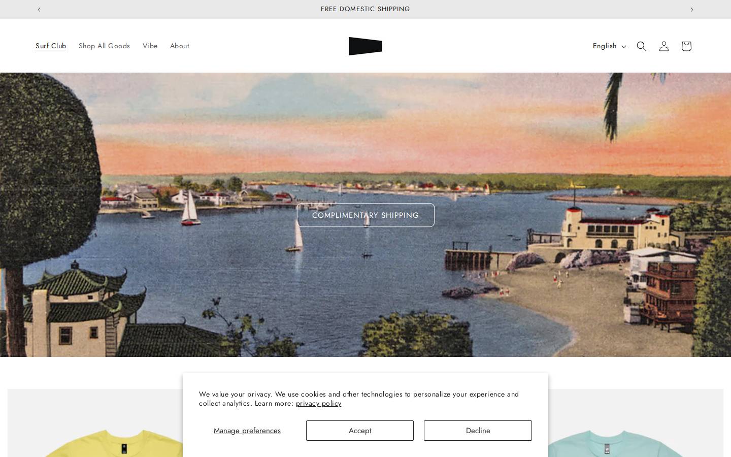 coronadelmarsurfclub.com homepage screenshot