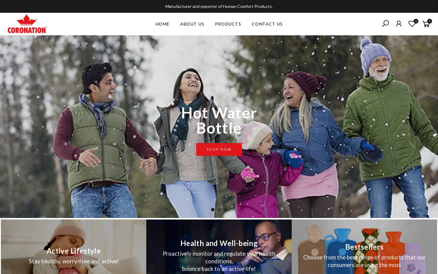 coronationlife.com homepage screenshot