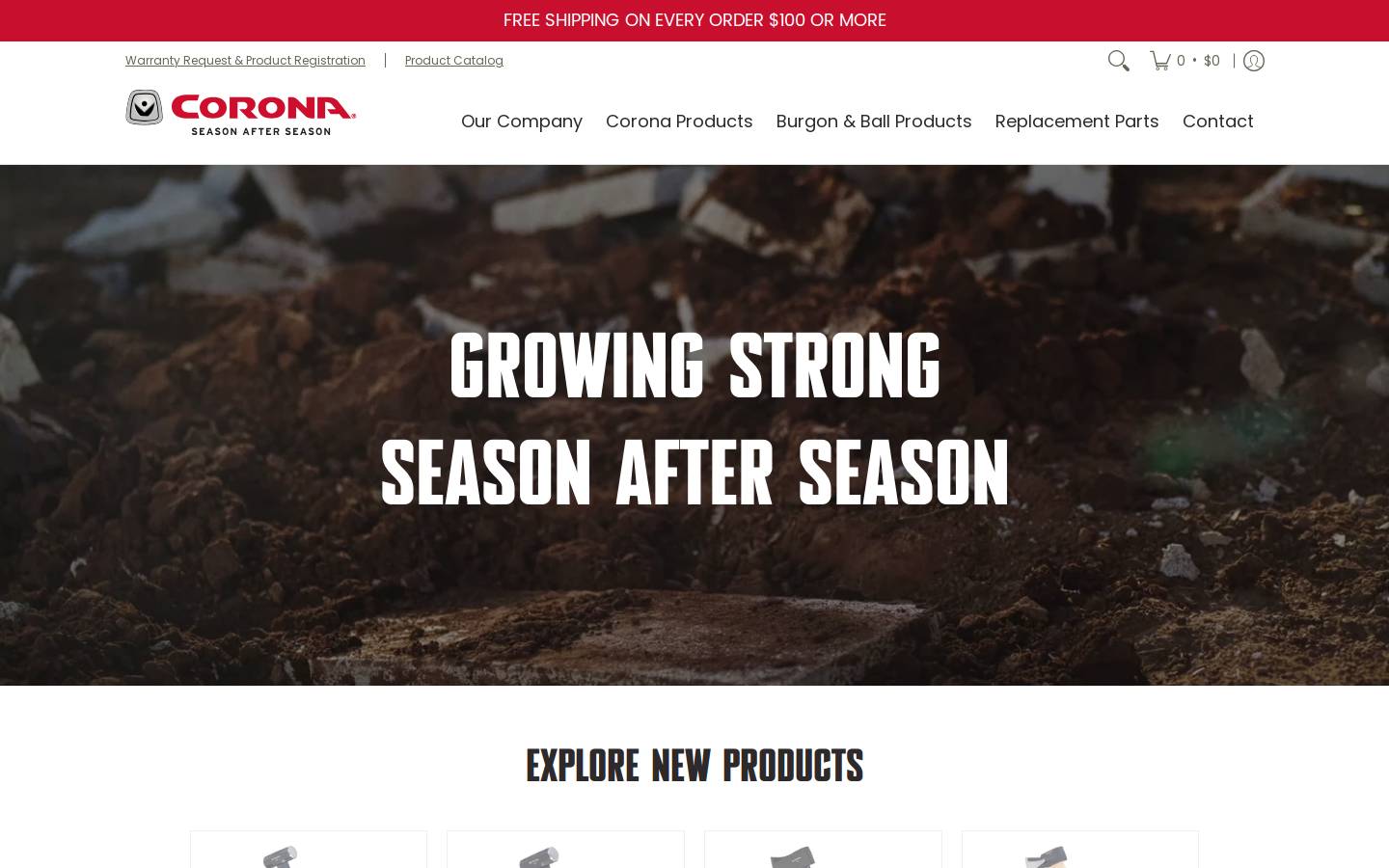 coronatools.com homepage screenshot