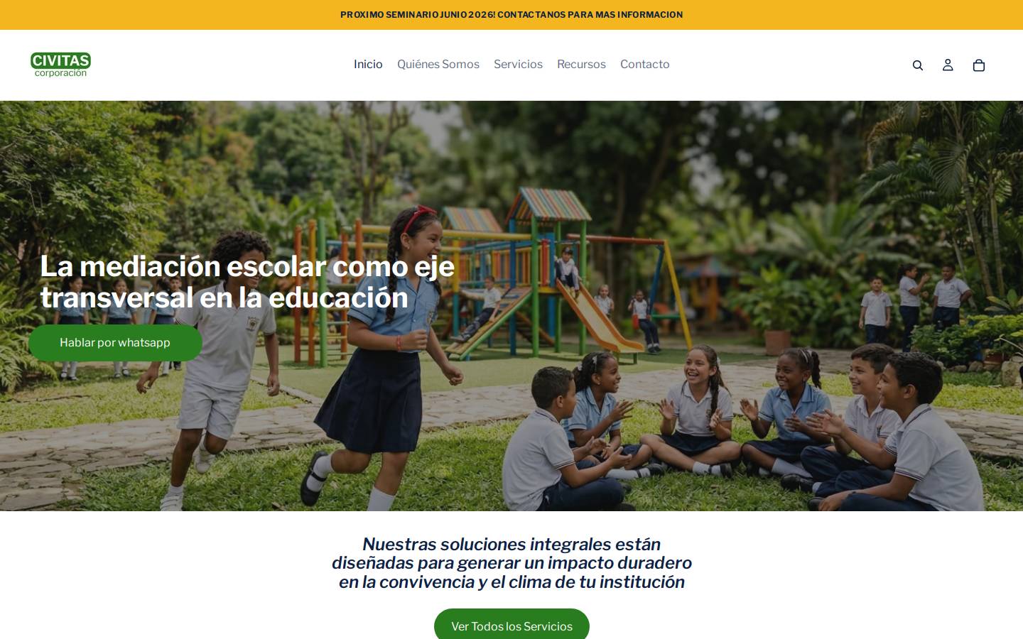 corpocivitas.com homepage screenshot