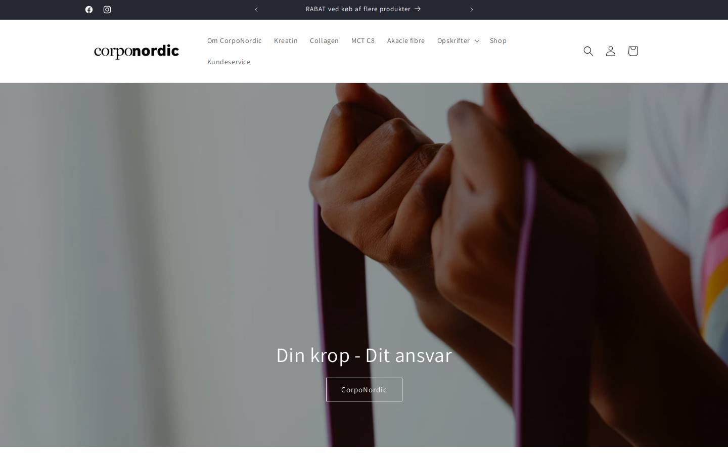 CorpoNordic homepage screenshot