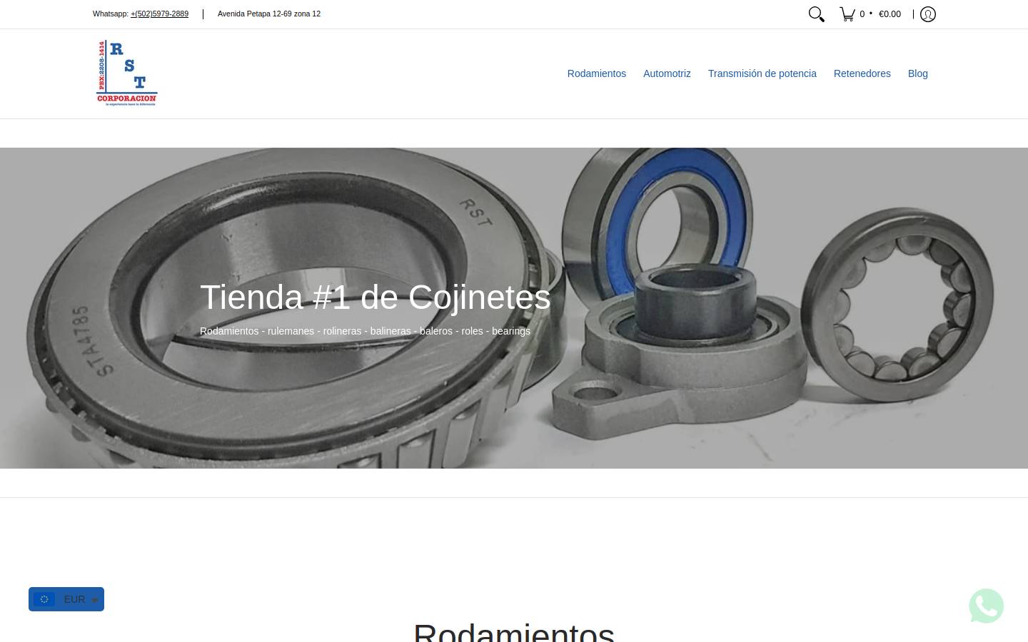 corporacionrst.com homepage screenshot