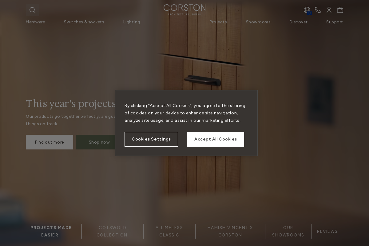 Corston Architectural Detail homepage screenshot