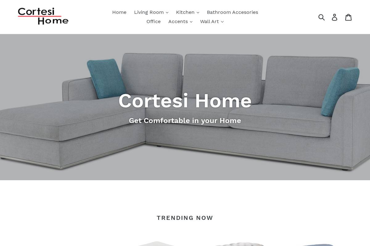 cortesihome.com homepage screenshot