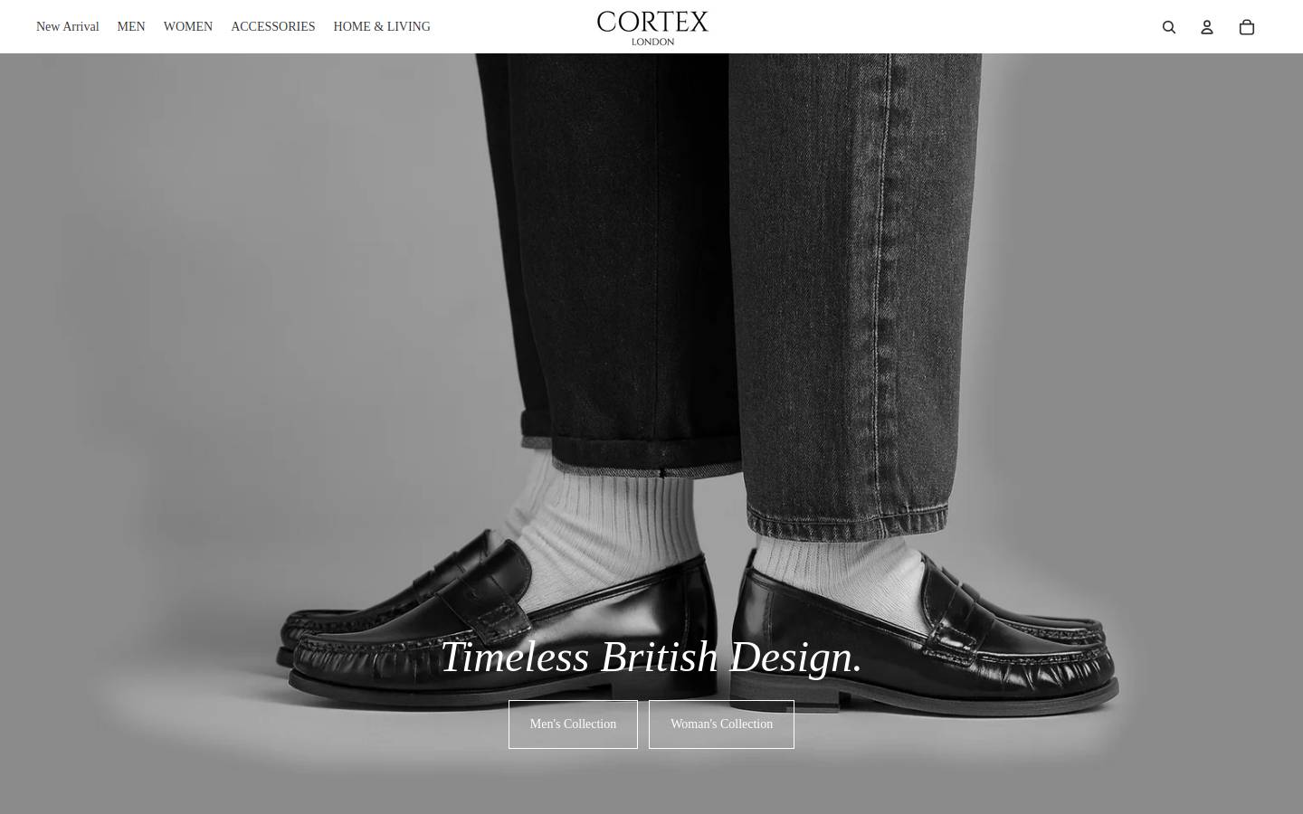 Cortexlondon homepage screenshot