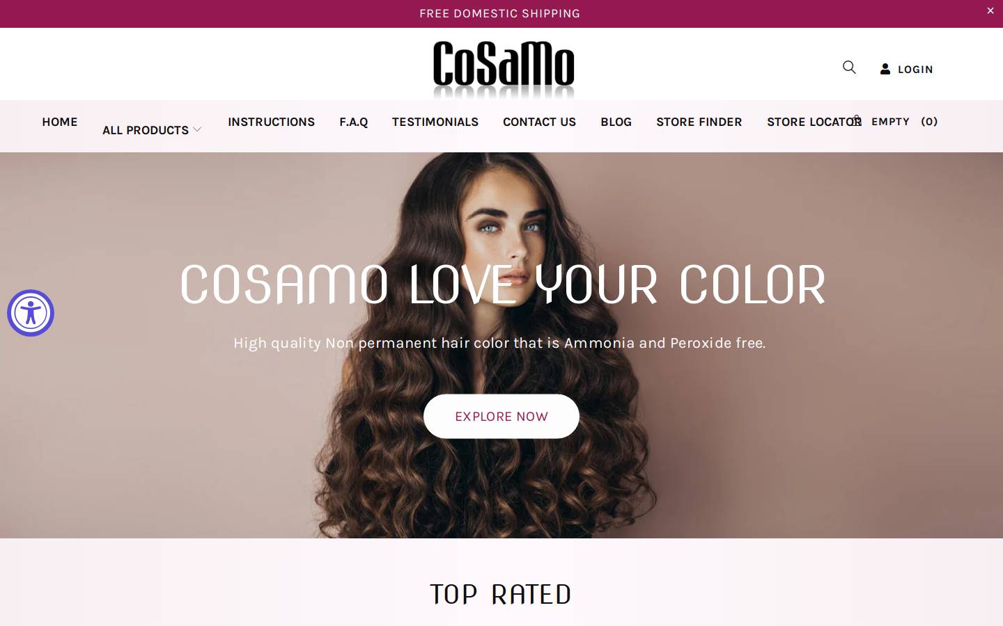 cosamousa.com homepage screenshot