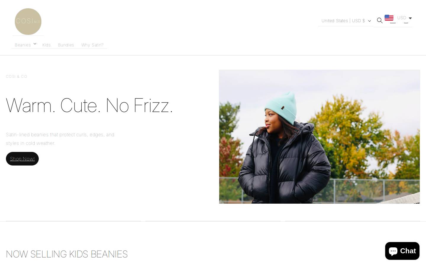 cosiandco.com homepage screenshot