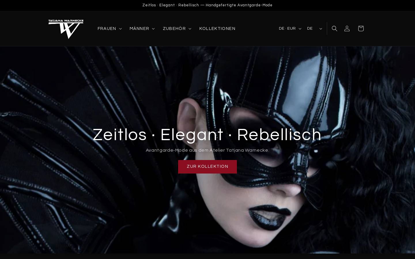 cosmic.fashion homepage screenshot