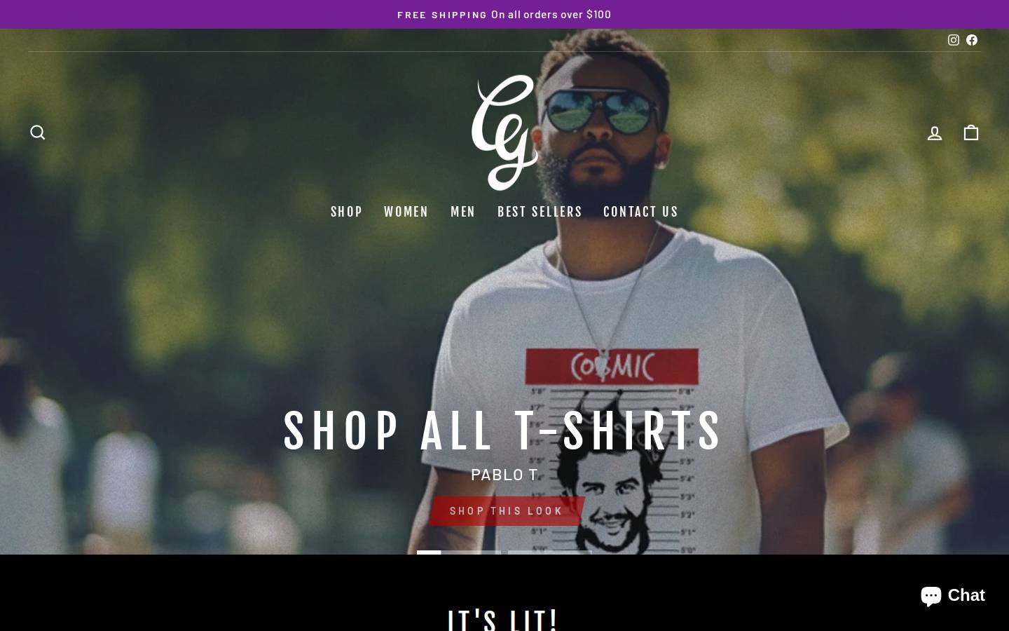 cosmicgiants.com homepage screenshot
