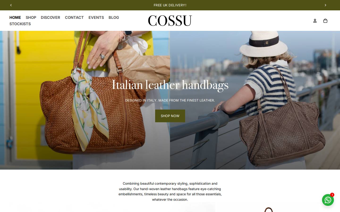 cossusardinia.com homepage screenshot