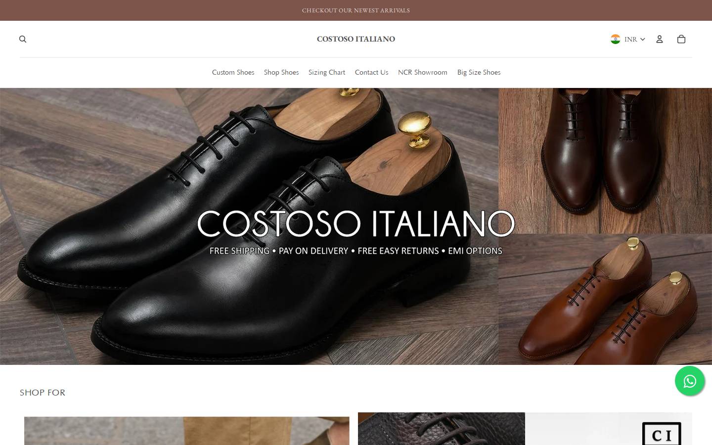 costosoitaliano.com homepage screenshot