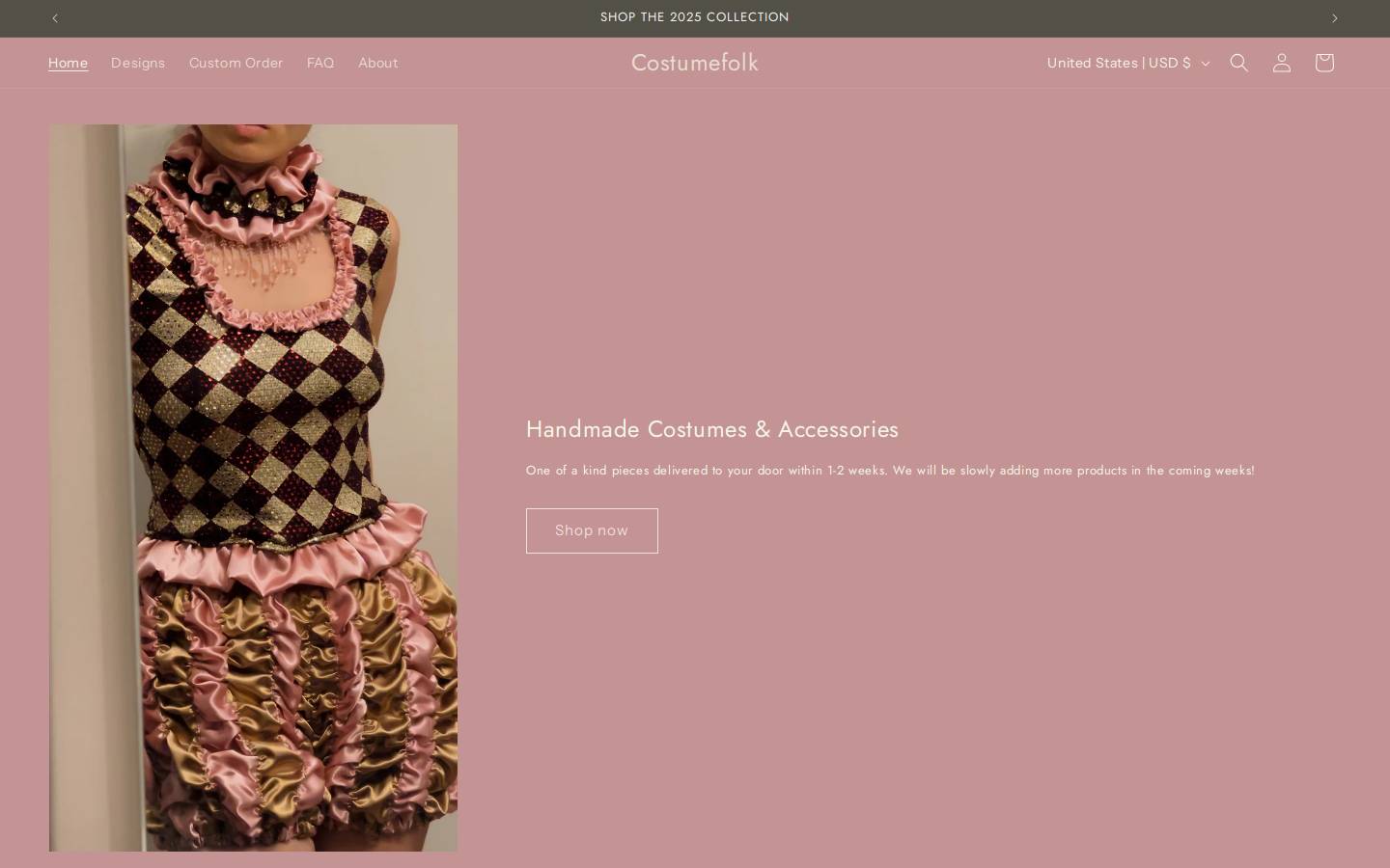 costumefolk.shop homepage screenshot