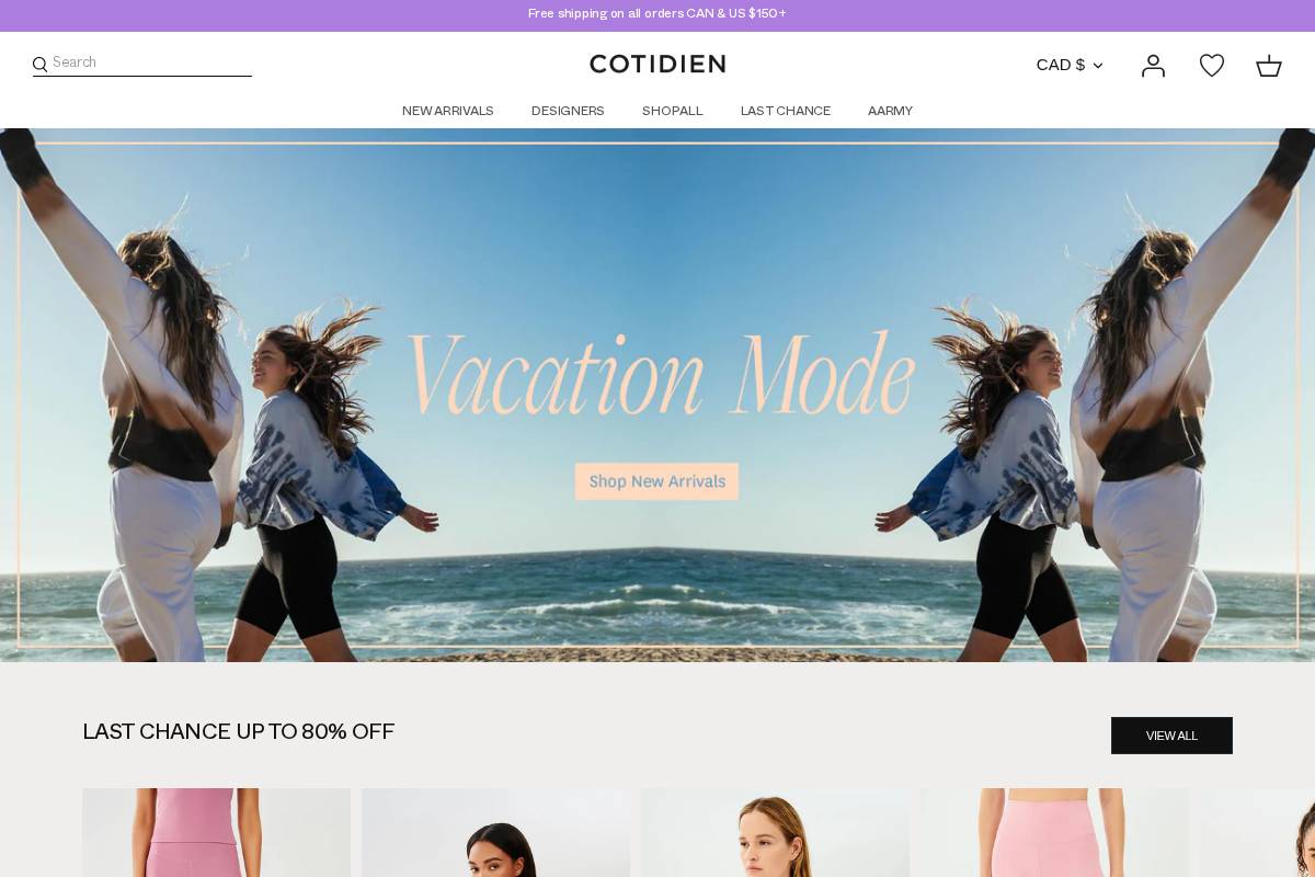 cotidien.com homepage screenshot