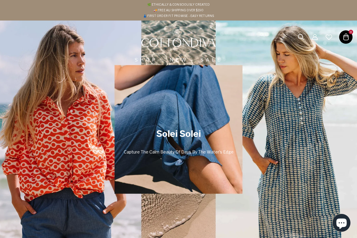 Cotton Diva homepage screenshot