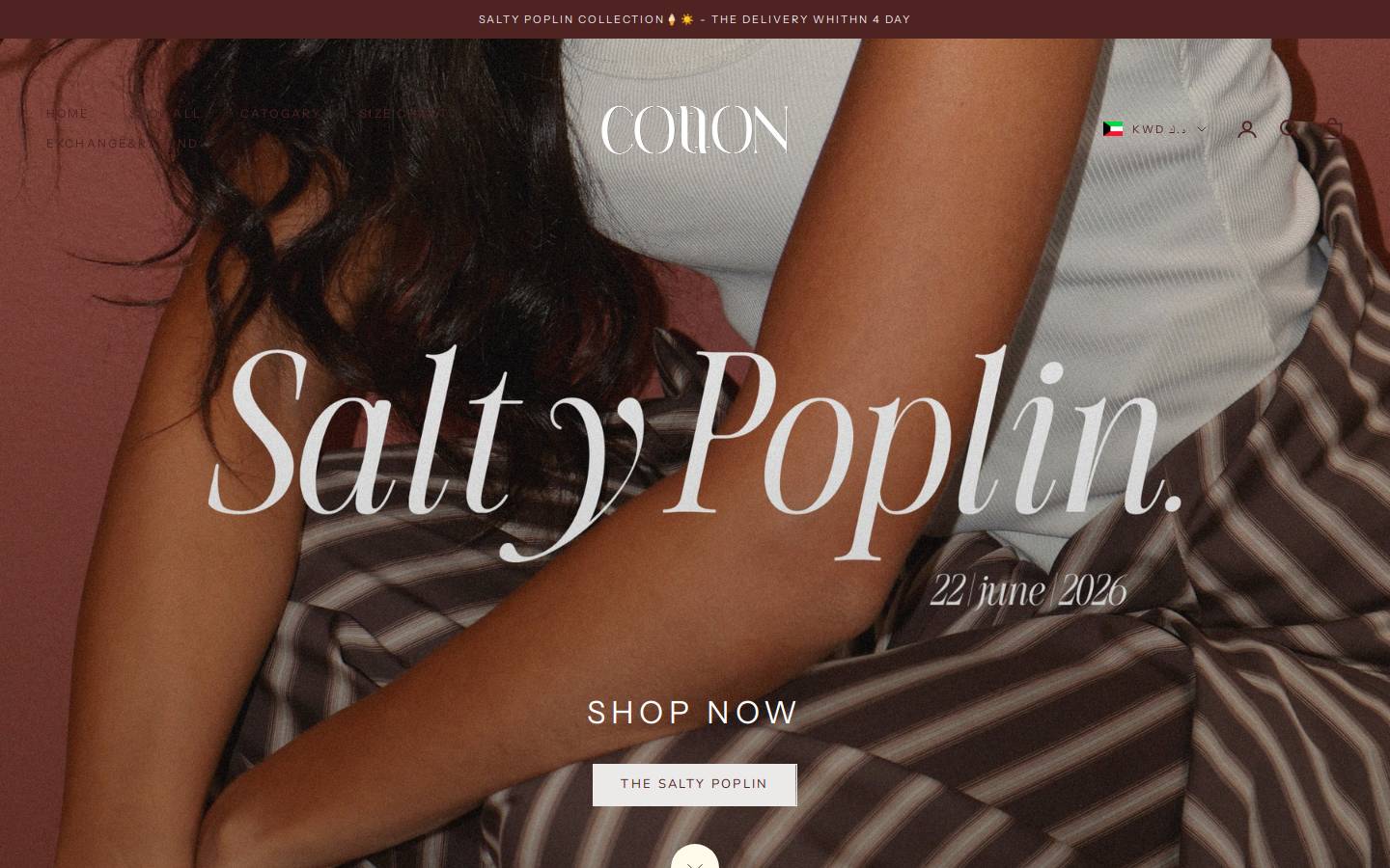 cottonkw.com homepage screenshot