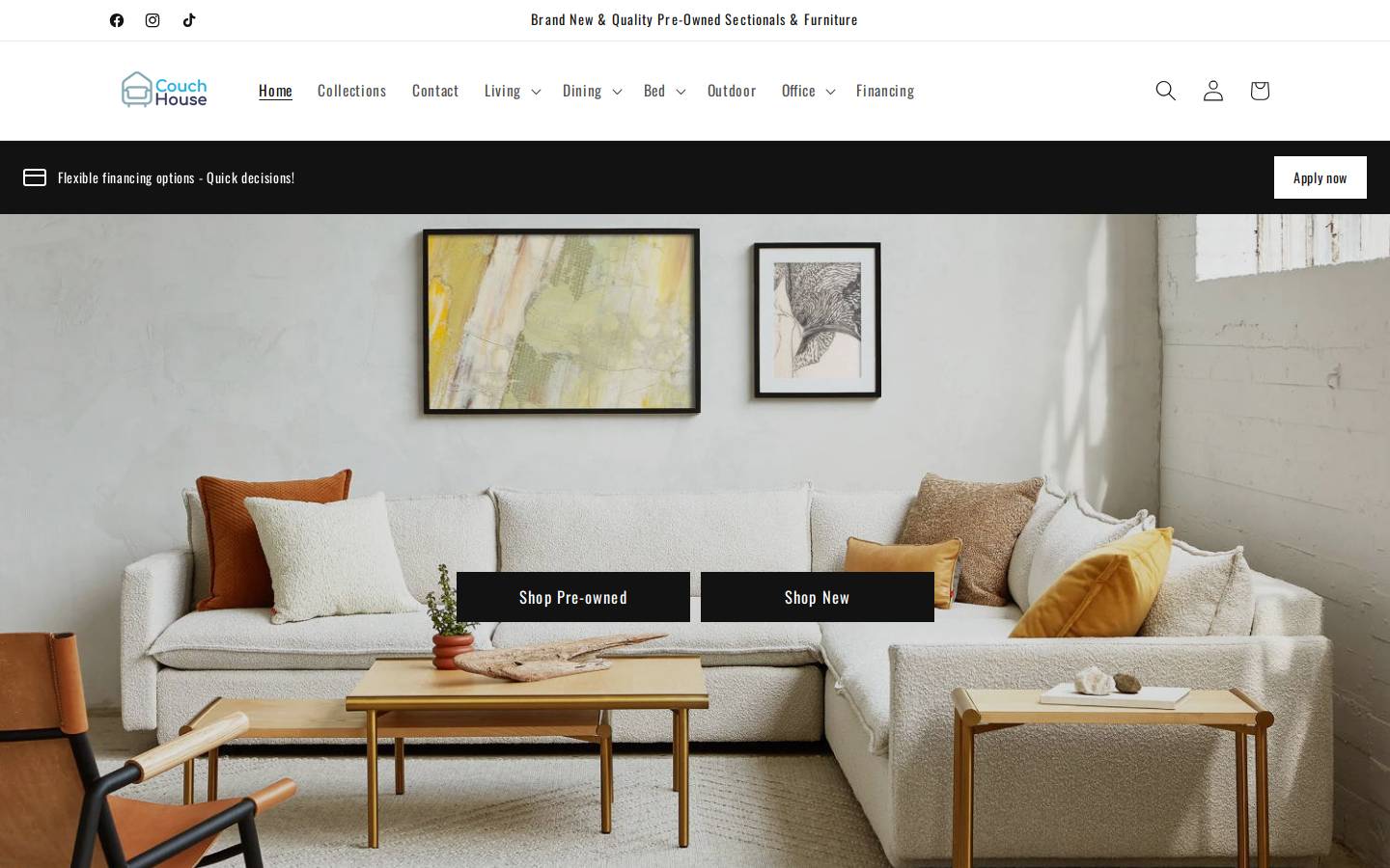 couchhousetx.com homepage screenshot
