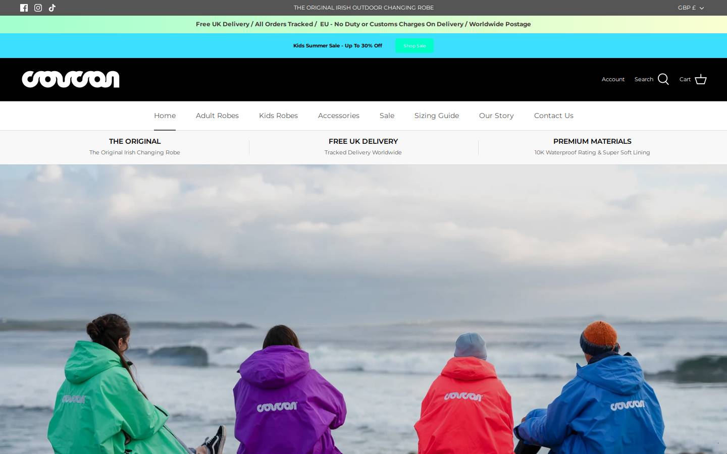 Coucon homepage screenshot