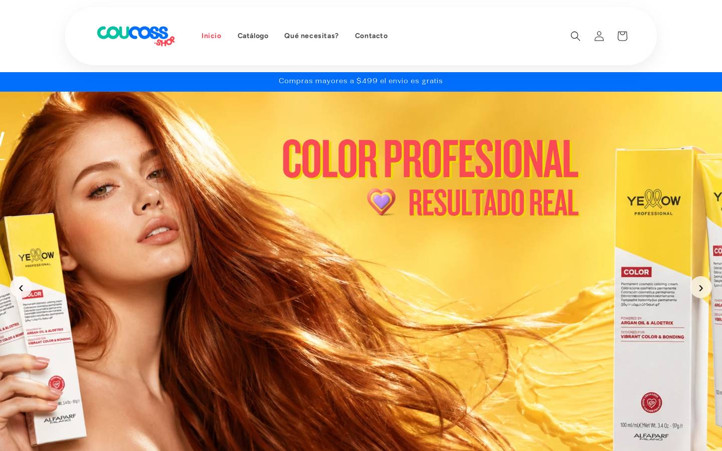 coucoss.shop homepage screenshot