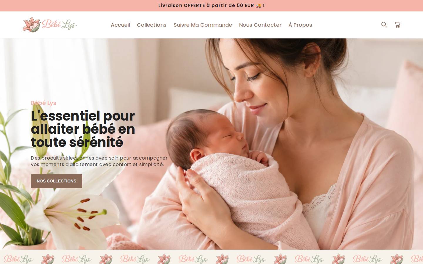 coucou-bebe.com homepage screenshot