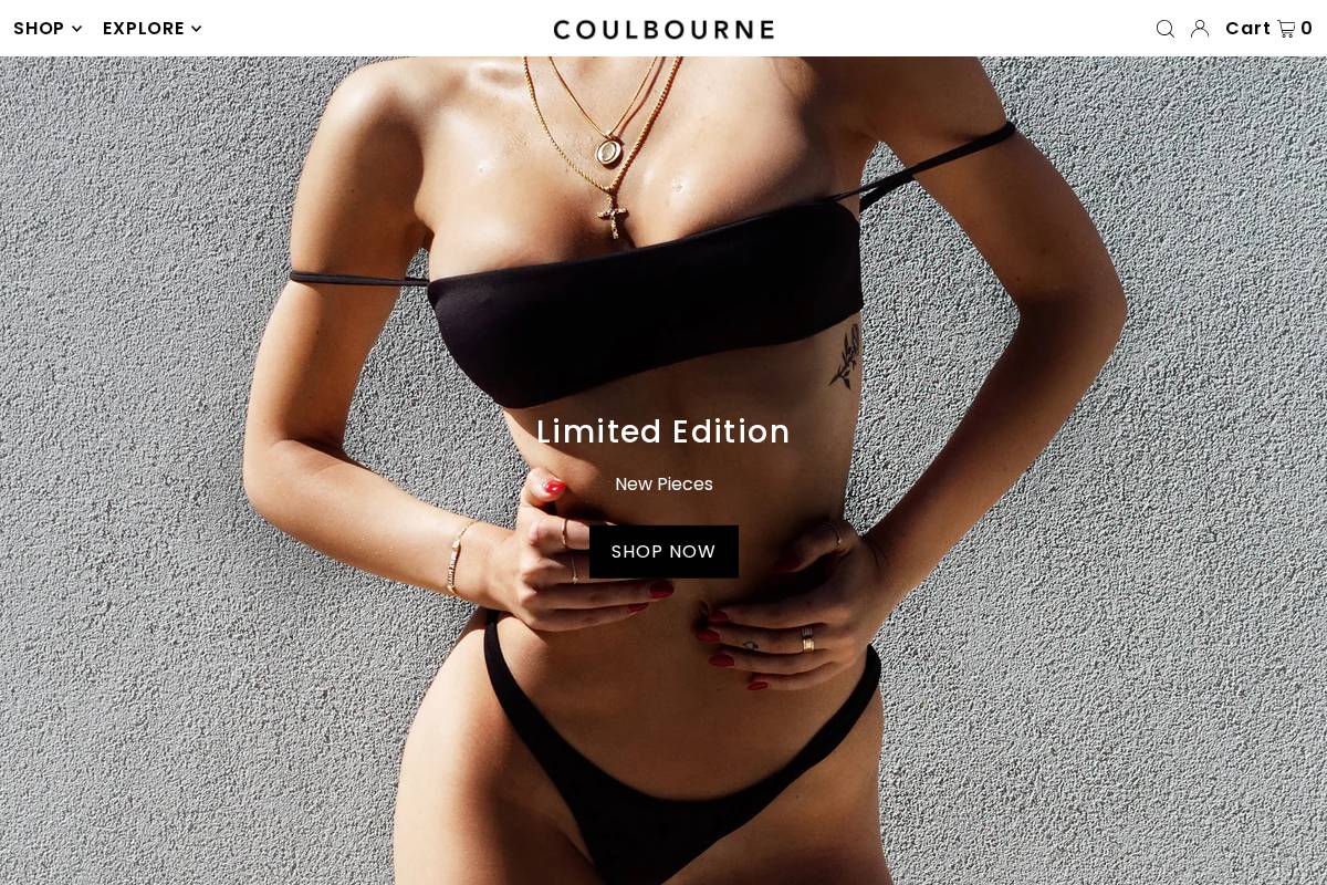 Coulbourne homepage screenshot