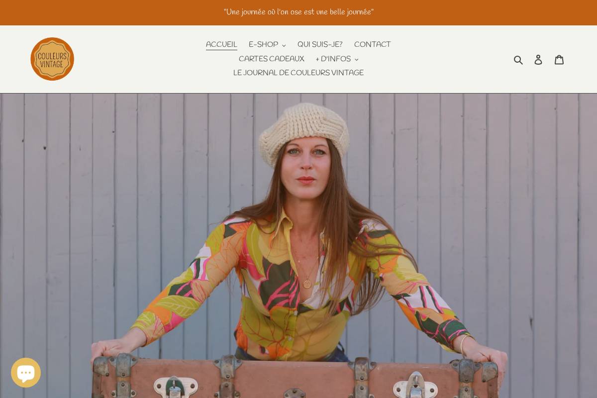 couleursvintage.fr homepage screenshot