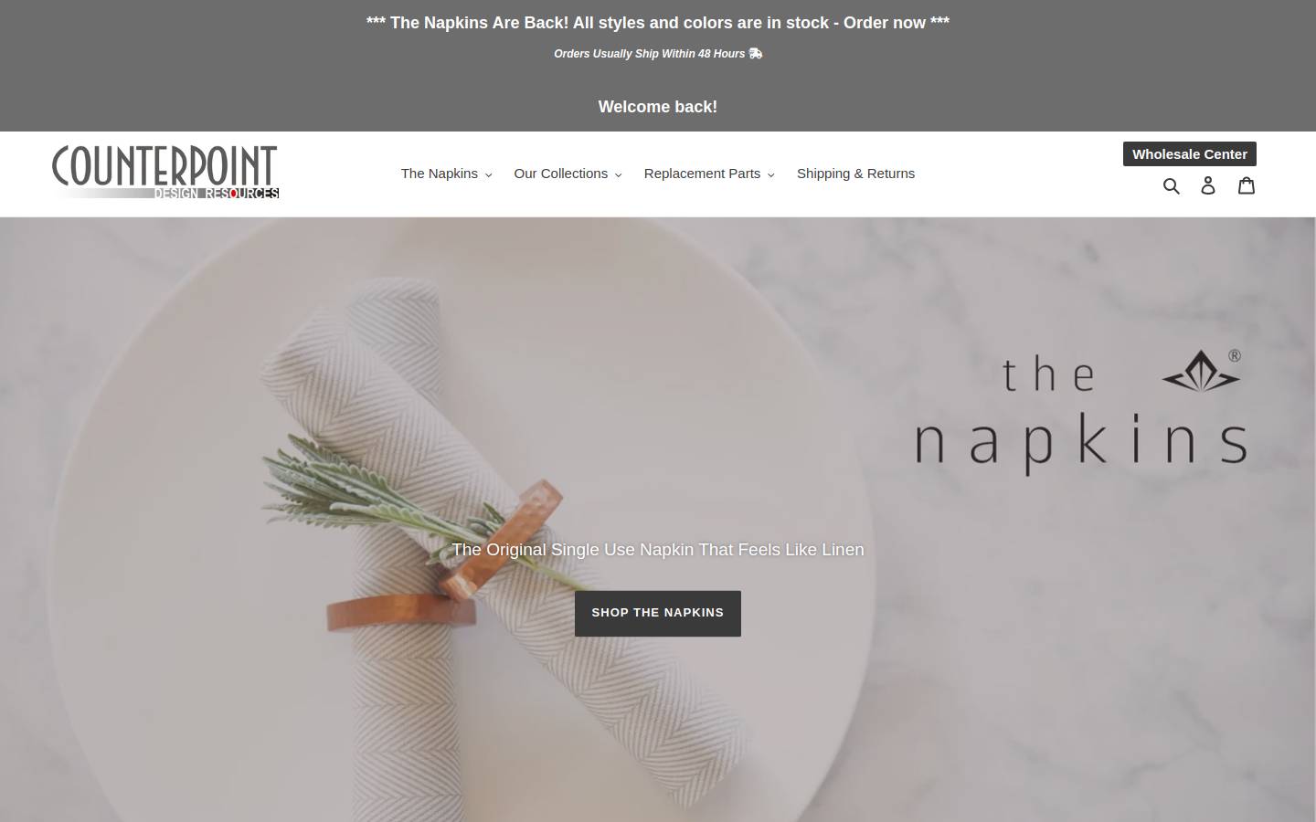 counterpointdesignresources.com homepage screenshot