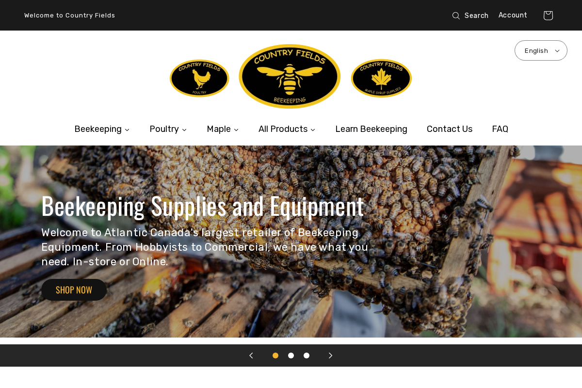 countryfields.ca homepage screenshot