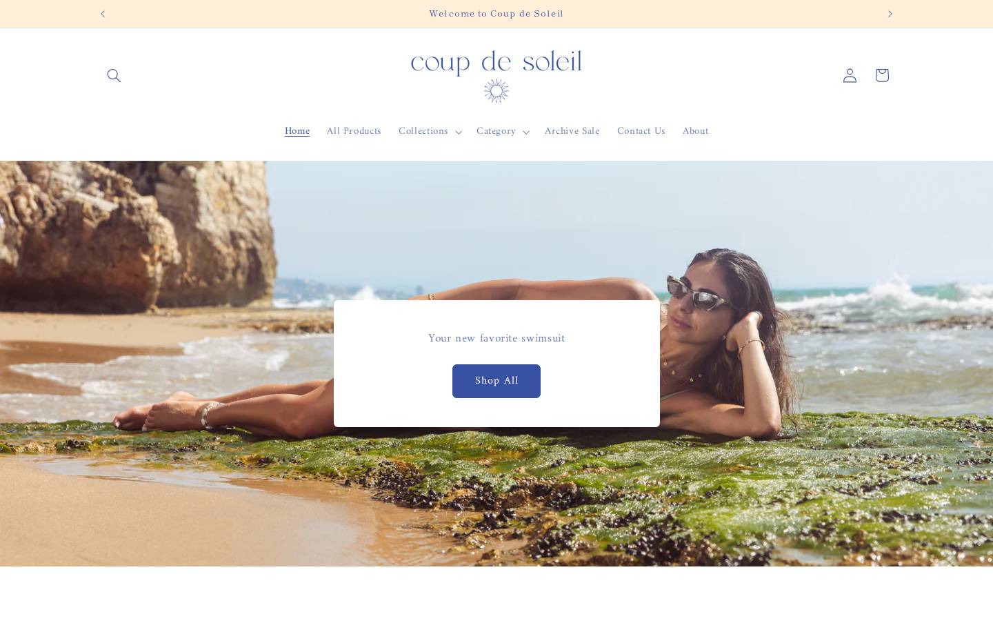 coupdesoleil.shop homepage screenshot