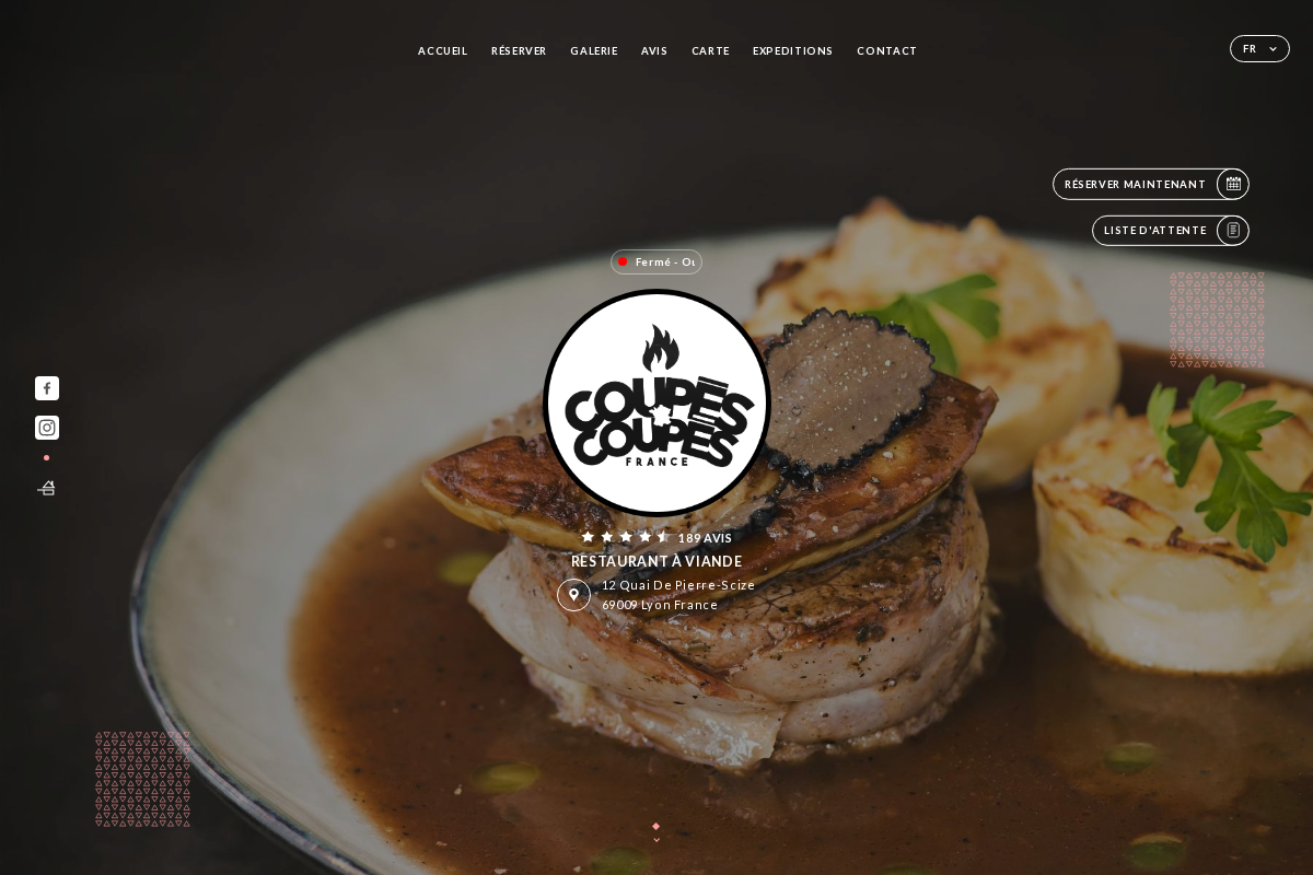 coupescoupesfrance.com homepage screenshot