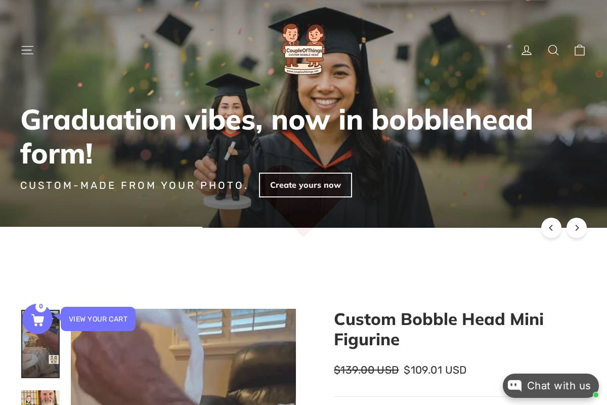 coupleofthings.net homepage screenshot