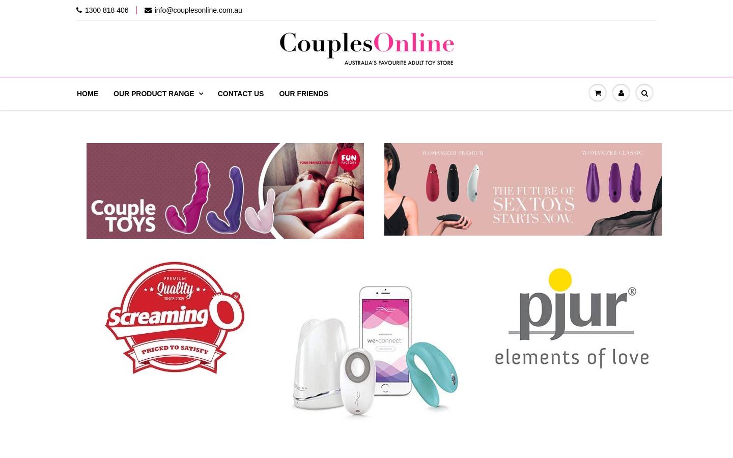 CouplesOnline homepage screenshot