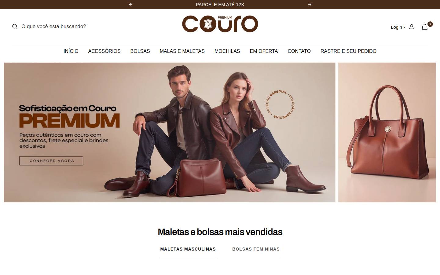 couropremium.com homepage screenshot