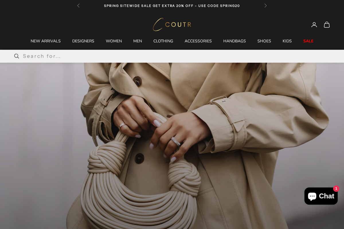 coutr.com homepage screenshot