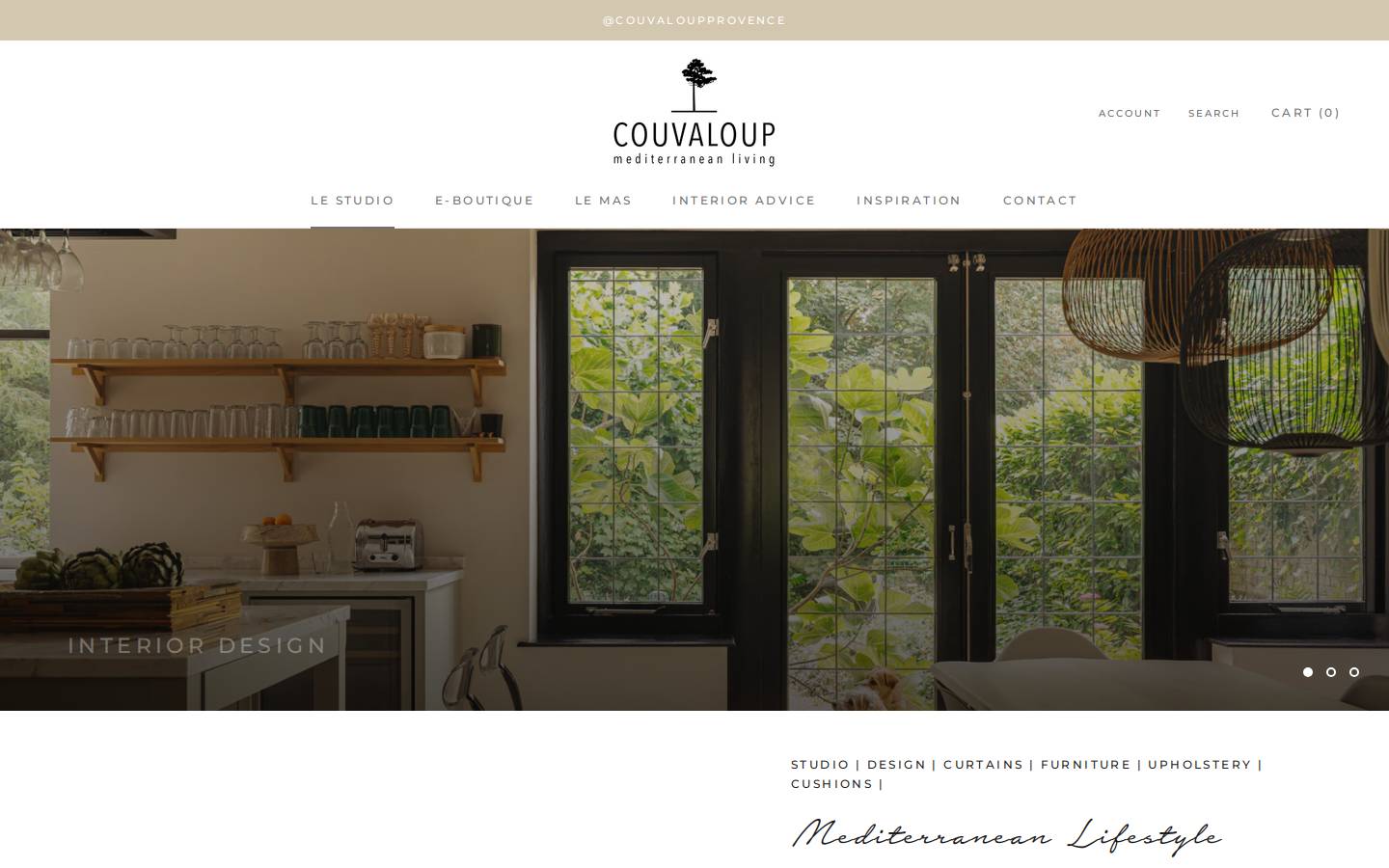 couvaloup.com homepage screenshot