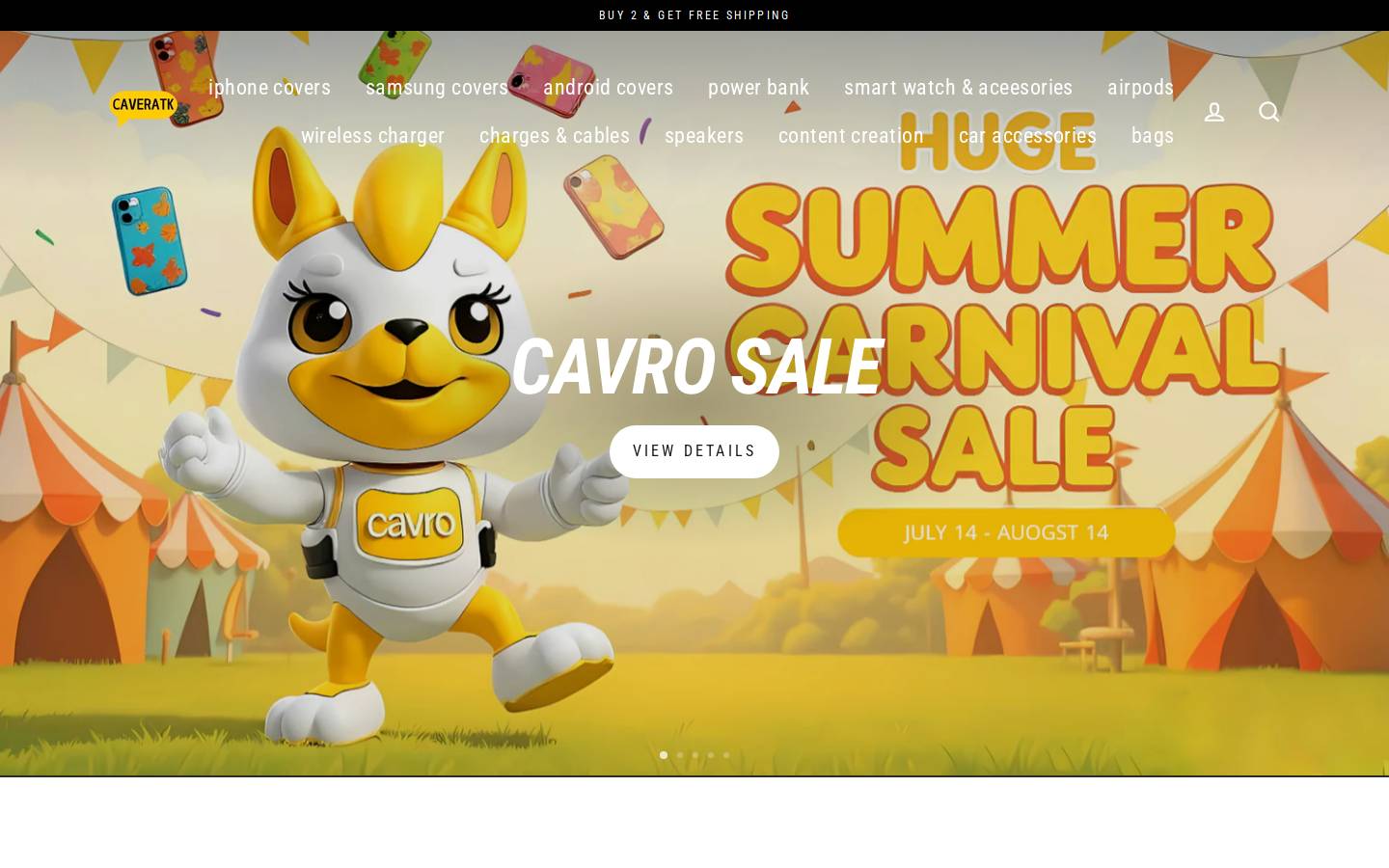 coveratk.com homepage screenshot