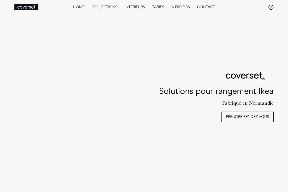 coverset.fr homepage screenshot