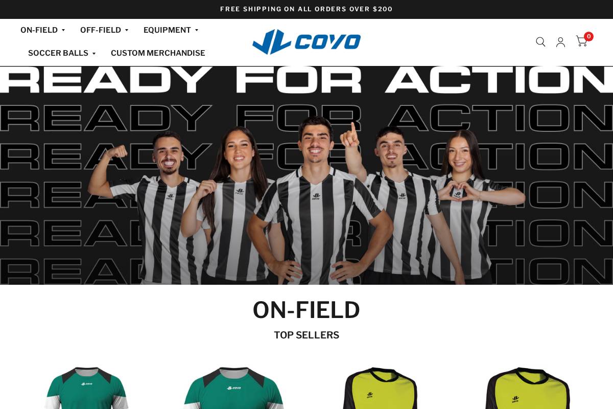 covo.com.au homepage screenshot