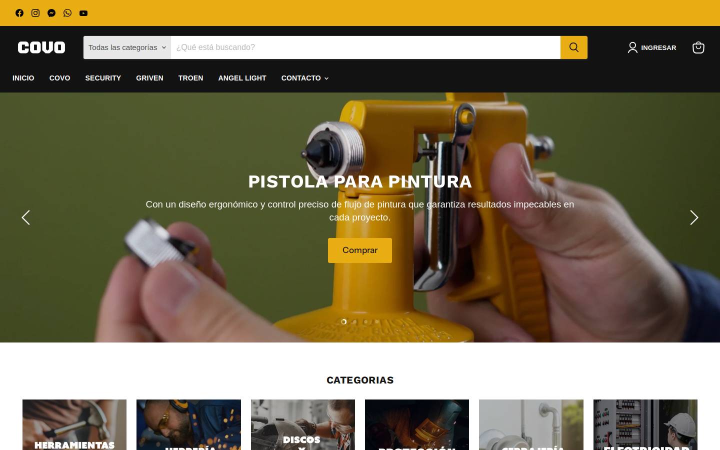 covo.com.gt homepage screenshot