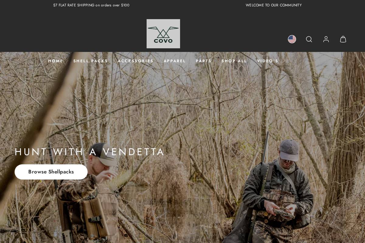 covocompany.com homepage screenshot