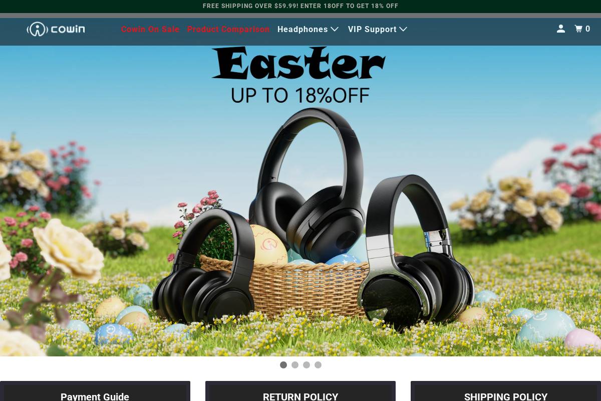 COWIN homepage screenshot