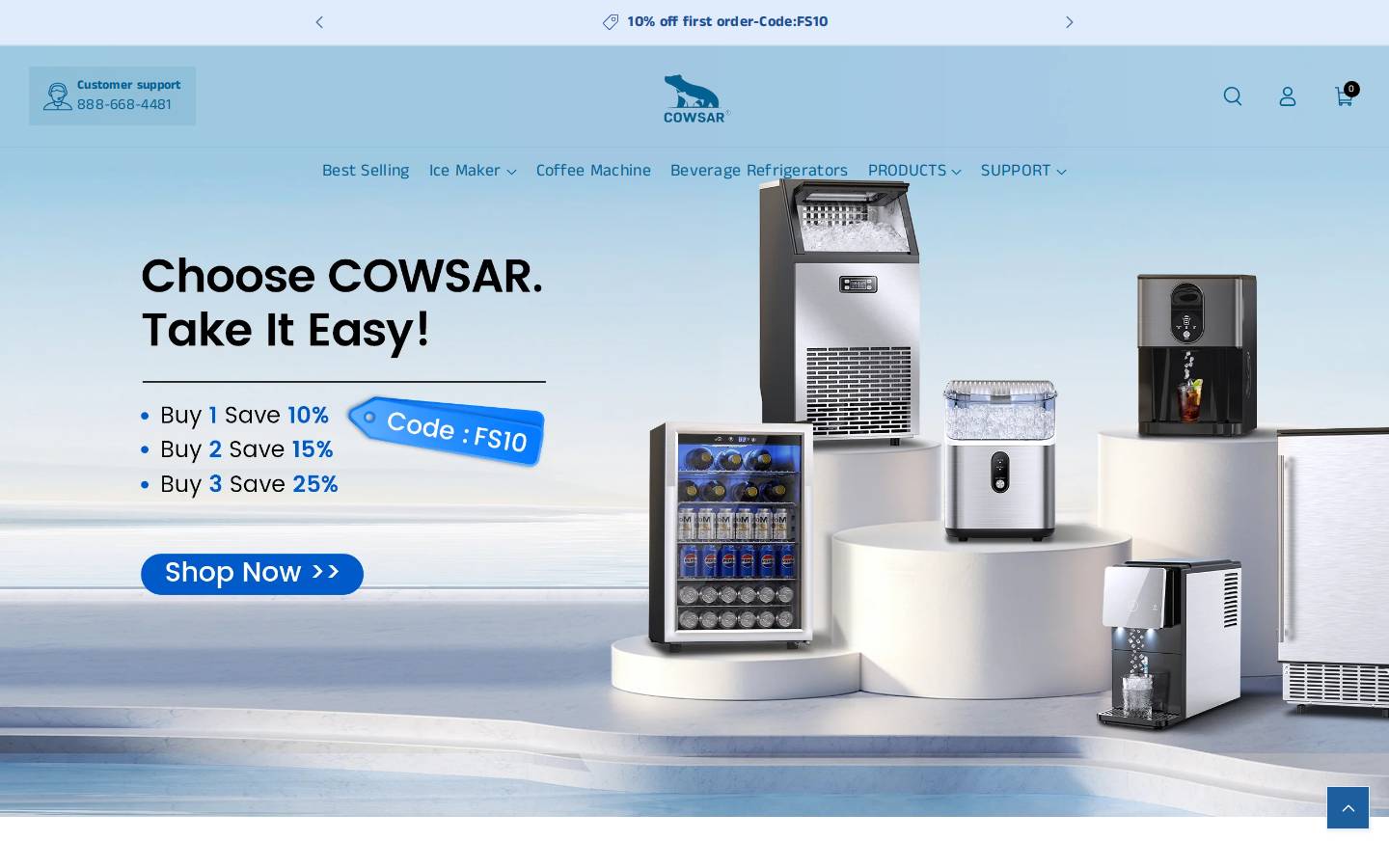 Cowsarofficial homepage screenshot