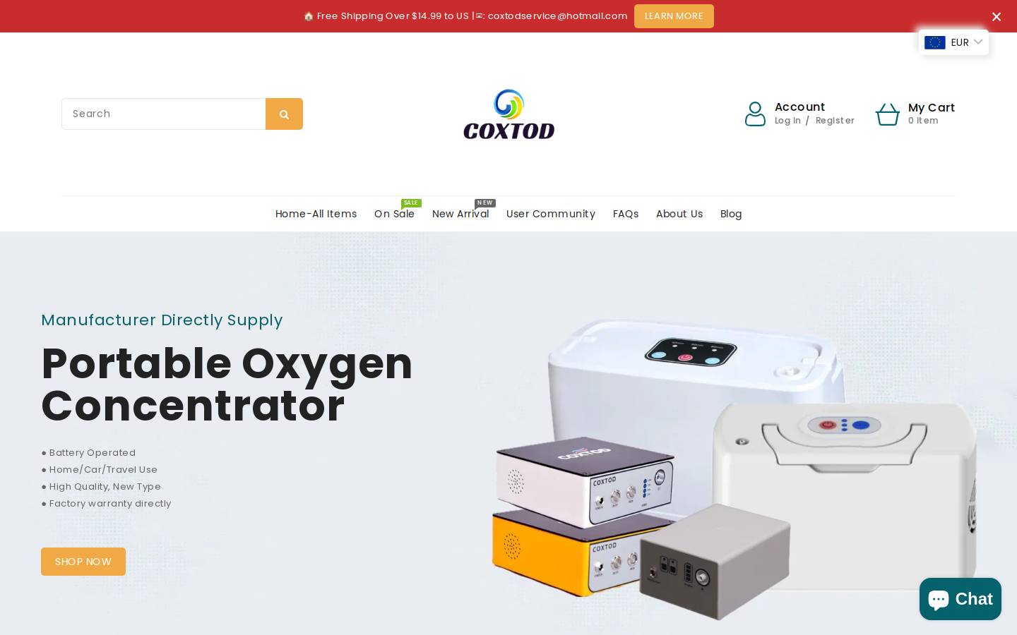 coxtod.com homepage screenshot